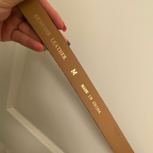 Leather Animal Print Belt - Picture 4 of 6